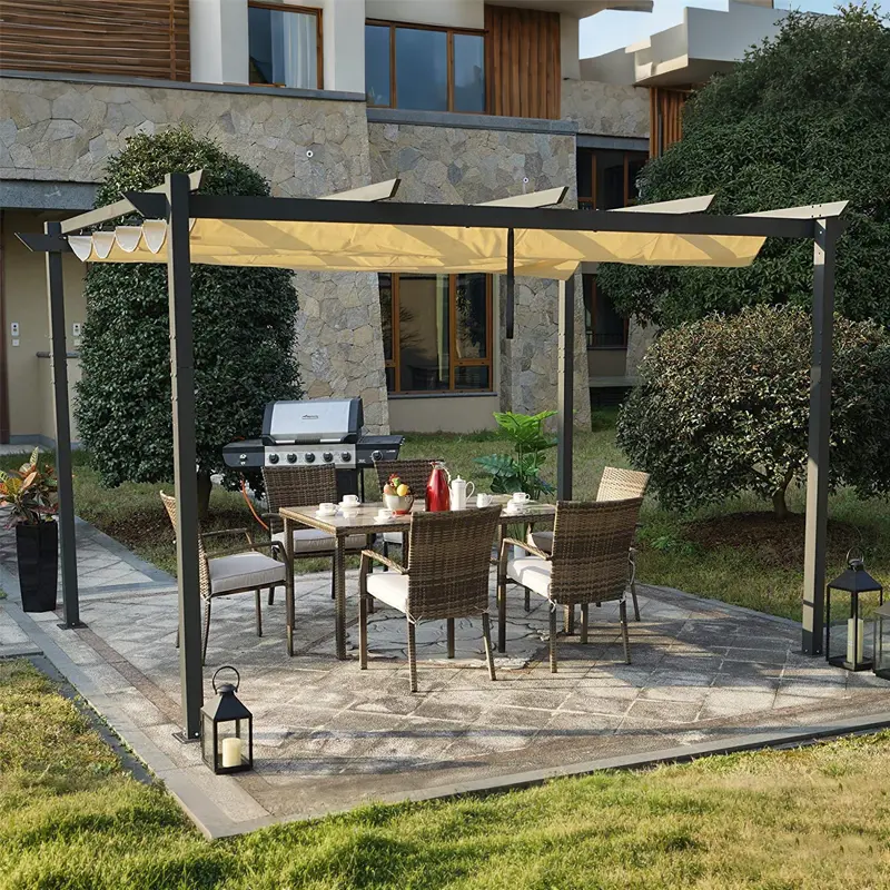 Terrassepergola i aluminium