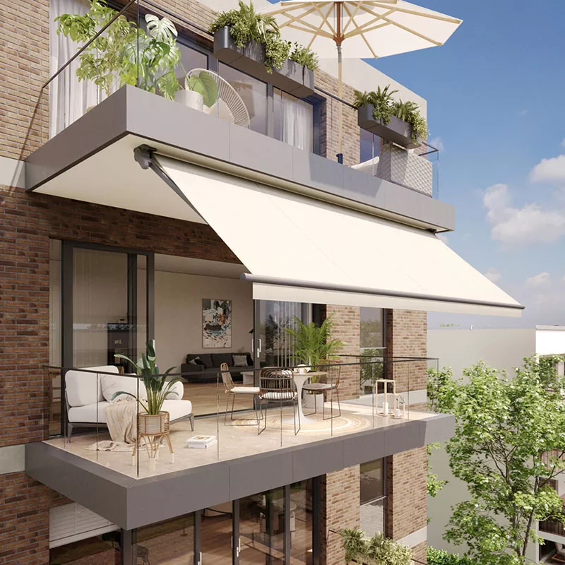 Åbn kassettemarkise