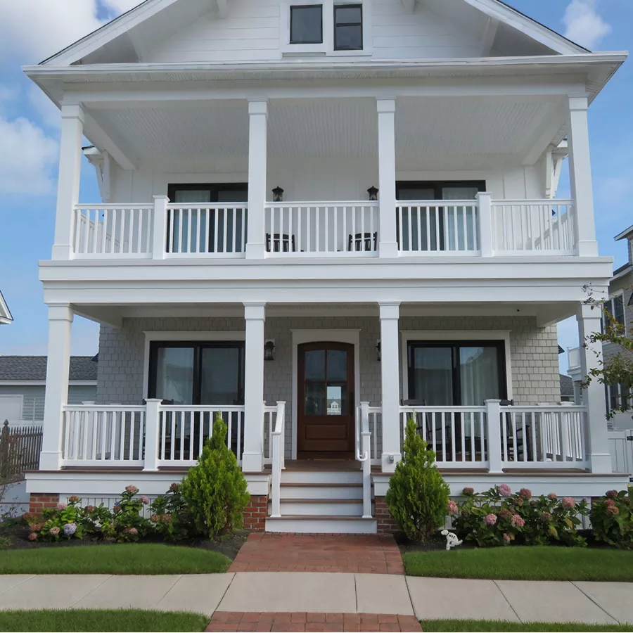 Vinyl veranda gelænder